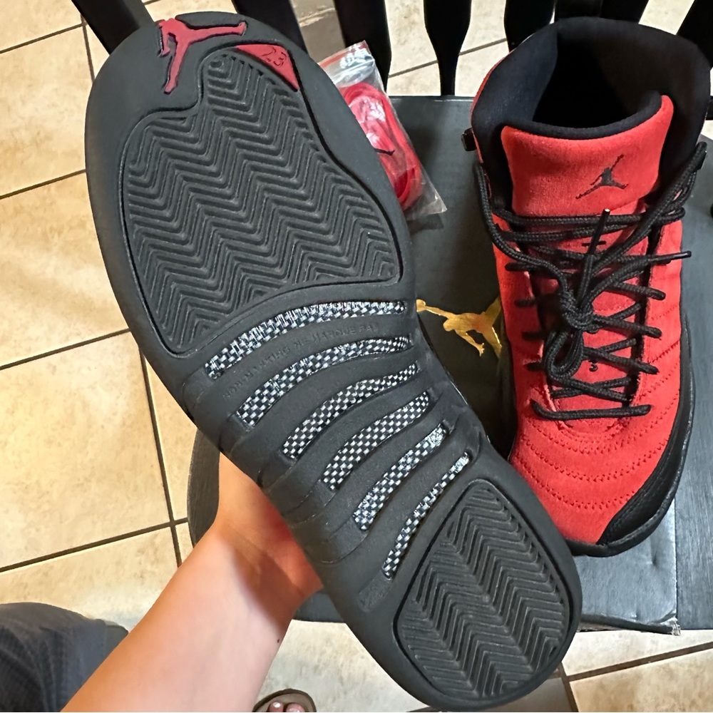 Jordan 12 Retro Reverse Flu Game - Picture 10 of 11